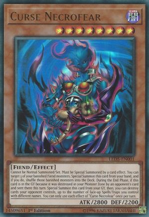 Curse Necrofear (LED5-EN001) - Legendary Duelists: Immortal Destiny 1st Edition - Premium Yugioh Single from Konami - Just $6.10! Shop now at Game Crave Tournament Store
