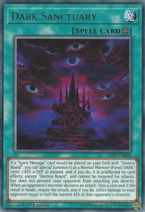 Dark Sanctuary (LED5-EN009) - Legendary Duelists: Immortal Destiny 1st Edition - Premium Yugioh Single from Konami - Just $0.27! Shop now at Game Crave Tournament Store