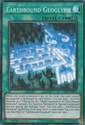 Earthbound Geoglyph (LED5-EN026) - Legendary Duelists: Immortal Destiny 1st Edition - Premium Yugioh Single from Konami - Just $0.11! Shop now at Game Crave Tournament Store