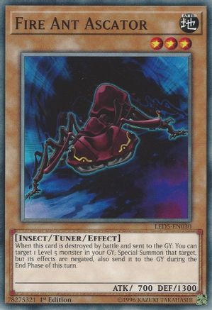 Fire Ant Ascator (LED5-EN030) - Legendary Duelists: Immortal Destiny 1st Edition - Premium Yugioh Single from Konami - Just $0.09! Shop now at Game Crave Tournament Store