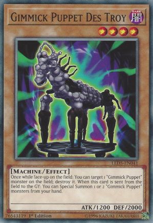 Gimmick Puppet Des Troy (LED5-EN041) - Legendary Duelists: Immortal Destiny 1st Edition - Premium Yugioh Single from Konami - Just $0.25! Shop now at Game Crave Tournament Store