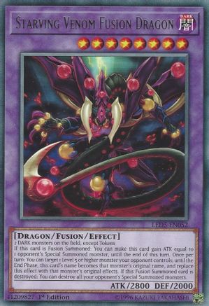 Starving Venom Fusion Dragon (LED5-EN052) - Legendary Duelists: Immortal Destiny 1st Edition - Premium Yugioh Single from Konami - Just $0.66! Shop now at Game Crave Tournament Store