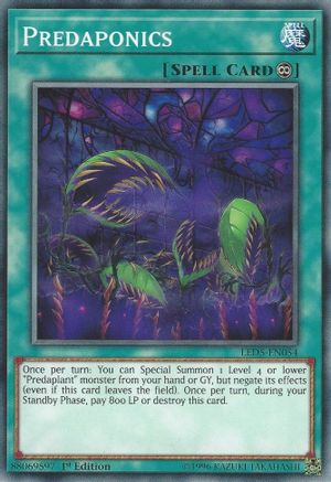 Predaponics (LED5-EN054) - Legendary Duelists: Immortal Destiny 1st Edition - Premium Yugioh Single from Konami - Just $0.08! Shop now at Game Crave Tournament Store