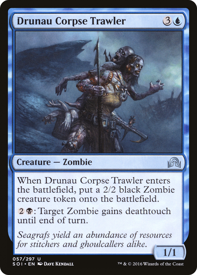 Drunau Corpse Trawler (SOI-057) - Shadows over Innistrad Foil - Premium MTG Single from Wizards of the Coast - Just $0.08! Shop now at Game Crave Tournament Store