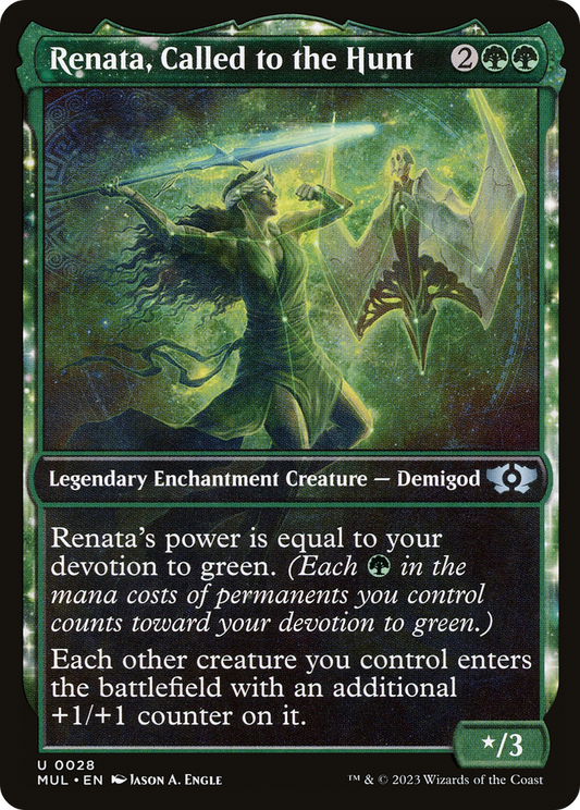Renata, Called to the Hunt (MUL-028) - Multiverse Legends: (Showcase, nyxtouched) Foil - Premium MTG Single from Wizards of the Coast - Just $0.08! Shop now at Game Crave Tournament Store