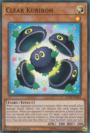 Clear Kuriboh (AC19-EN004) - Advent Calendar 2019 1st Edition - Premium Yugioh Single from Konami - Just $0.28! Shop now at Game Crave Tournament Store