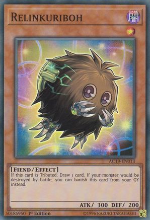 Relinkuriboh (AC19-EN013) - Advent Calendar 2019 1st Edition - Premium Yugioh Single from Konami - Just $0.98! Shop now at Game Crave Tournament Store