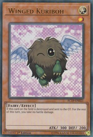 Winged Kuriboh (AC19-EN021) - Advent Calendar 2019 1st Edition - Premium Yugioh Single from Konami - Just $3.14! Shop now at Game Crave Tournament Store