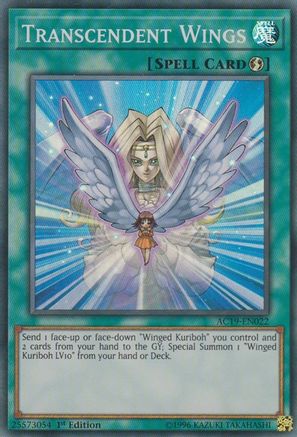 Transcendent Wings (AC19-EN022) - Advent Calendar 2019 1st Edition - Premium Yugioh Single from Konami - Just $1.33! Shop now at Game Crave Tournament Store