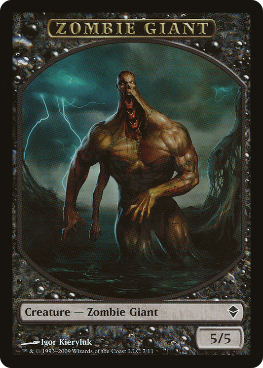 Zombie Giant (TZEN-007) - Zendikar Tokens - Premium MTG Single from Wizards of the Coast - Just $0.08! Shop now at Game Crave Tournament Store