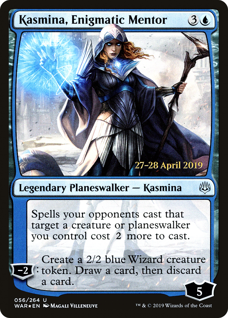 Kasmina, Enigmatic Mentor (PWAR-56S) - War of the Spark Promos Foil - Premium MTG Single from Wizards of the Coast - Just $0.16! Shop now at Game Crave Tournament Store