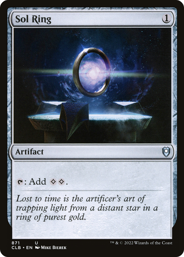 Sol Ring (CLB-871) - Commander Legends: Battle for Baldur's Gate - Premium MTG Single from Wizards of the Coast - Just $1.06! Shop now at Game Crave Tournament Store