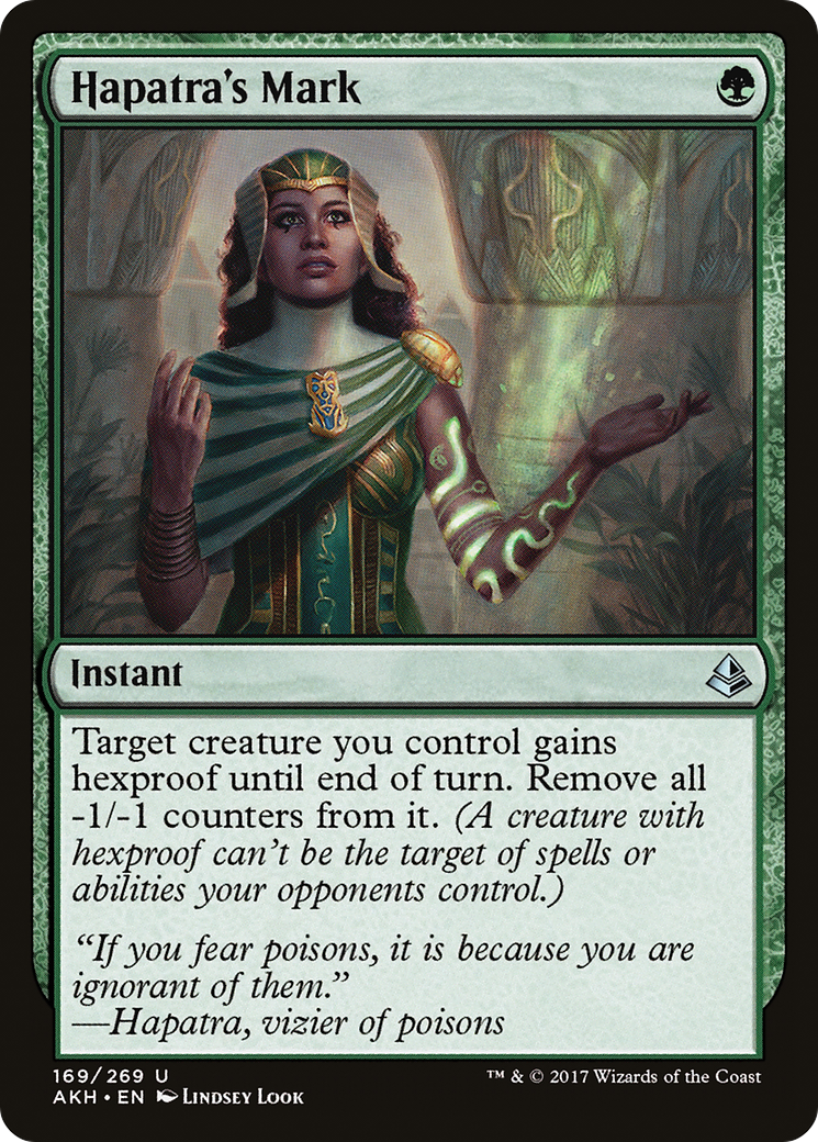 Hapatra's Mark (AKH-169) - Amonkhet Foil - Premium MTG Single from Wizards of the Coast - Just $0.14! Shop now at Game Crave Tournament Store