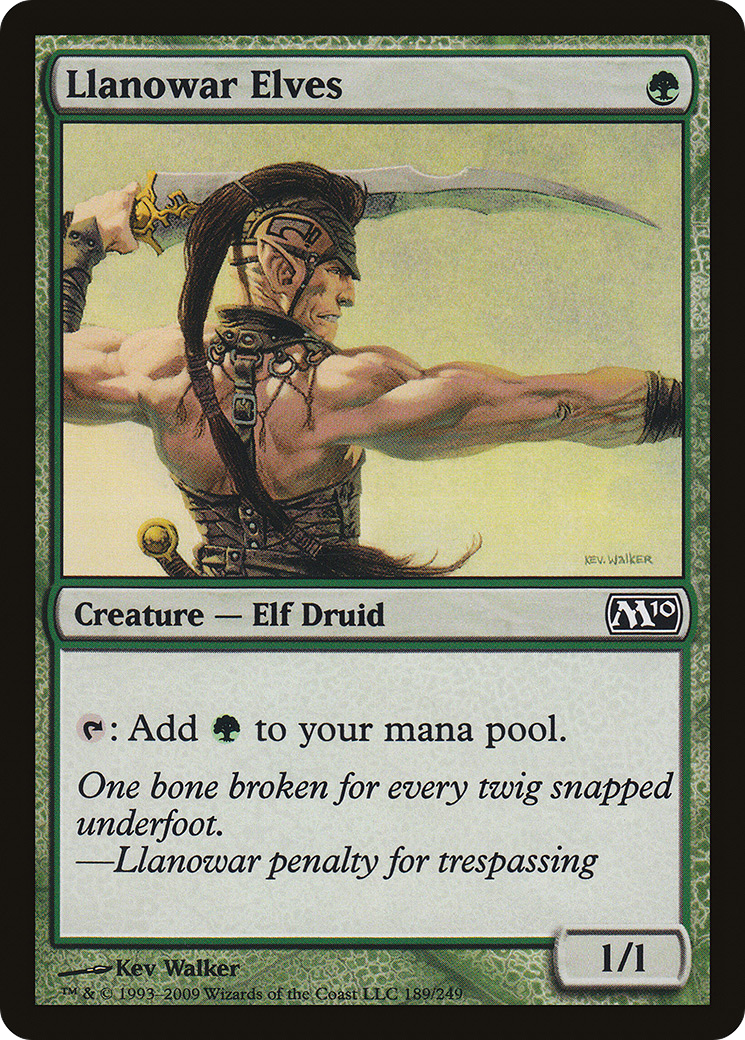 Llanowar Elves (M10-189) - Magic 2010 - Premium MTG Single from Wizards of the Coast - Just $0.26! Shop now at Game Crave Tournament Store