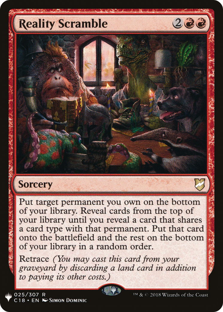 Reality Scramble (MB1-1034) - Mystery Booster - Premium MTG Single from Wizards of the Coast - Just $0.08! Shop now at Game Crave Tournament Store