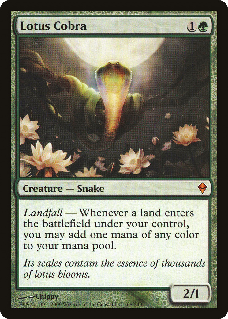 Lotus Cobra (ZEN-168) - Zendikar Foil - Premium MTG Single from Wizards of the Coast - Just $20.10! Shop now at Game Crave Tournament Store