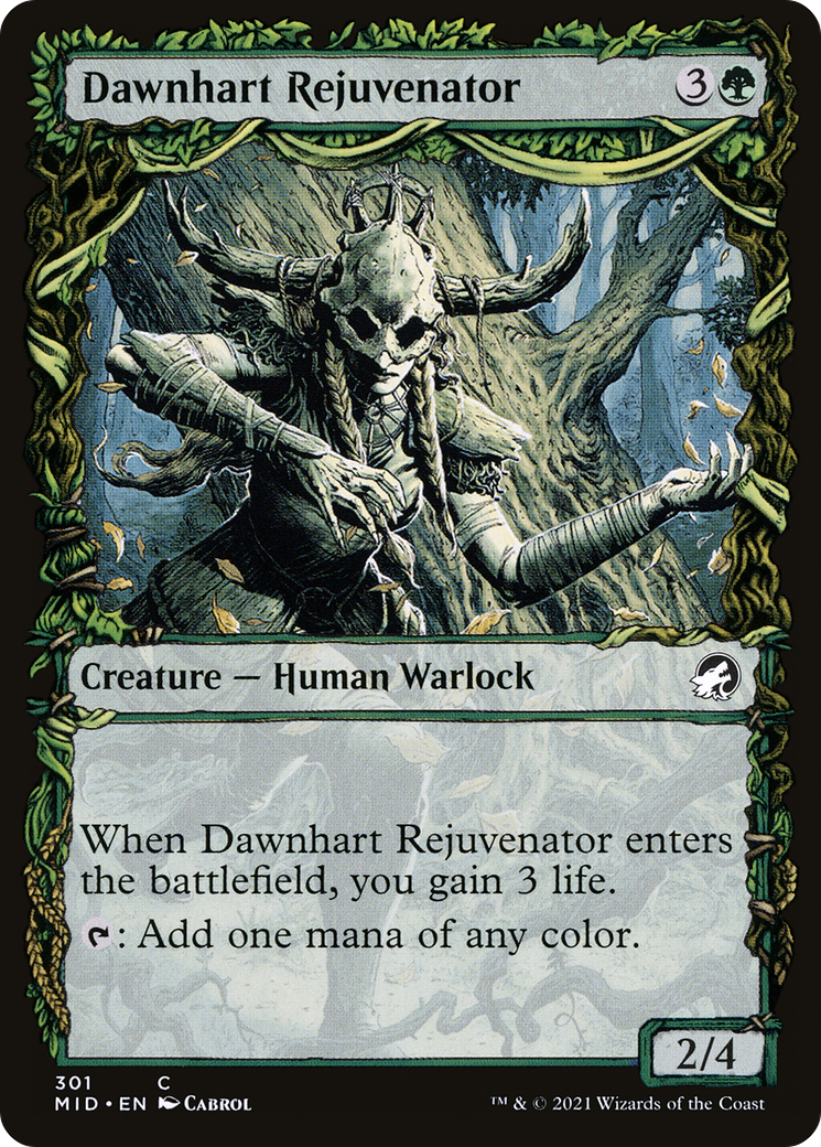 Dawnhart Rejuvenator (MID-301) - Innistrad: Midnight Hunt: (Showcase) - Premium MTG Single from Wizards of the Coast - Just $0.25! Shop now at Game Crave Tournament Store