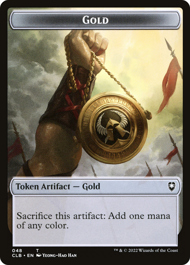 Gold (TCLB-048) - Battle for Baldur's Gate Tokens - Premium MTG Single from Wizards of the Coast - Just $0! Shop now at Game Crave Tournament Store