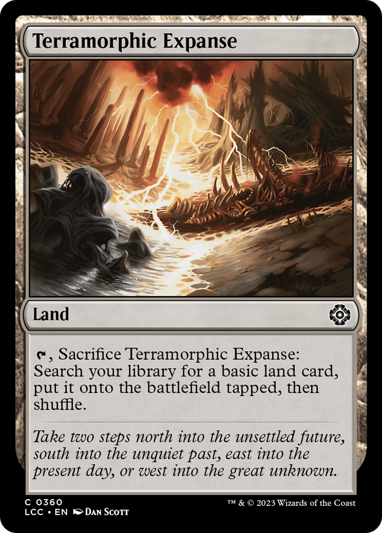 Terramorphic Expanse (LCC-360) - The Lost Caverns of Ixalan Commander - Premium MTG Single from Wizards of the Coast - Just $0.25! Shop now at Game Crave Tournament Store