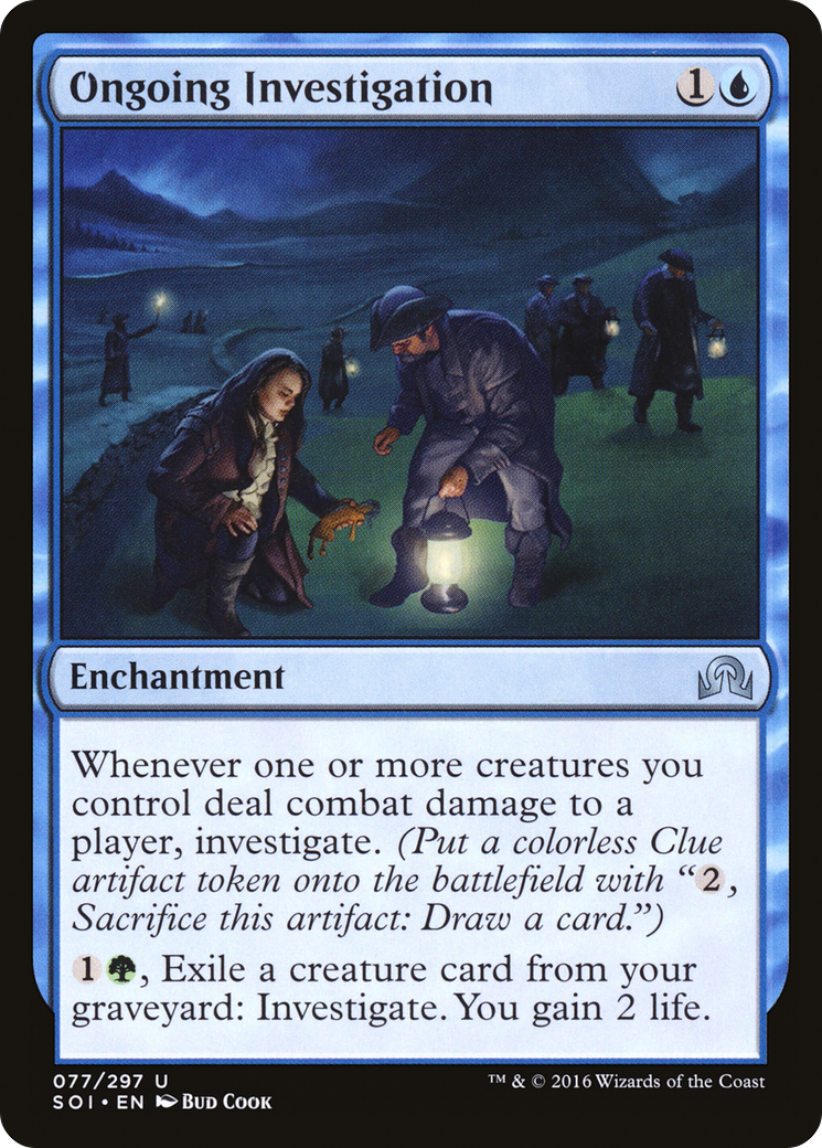 Ongoing Investigation (SOI-077) - Shadows over Innistrad - Premium MTG Single from Wizards of the Coast - Just $0.08! Shop now at Game Crave Tournament Store