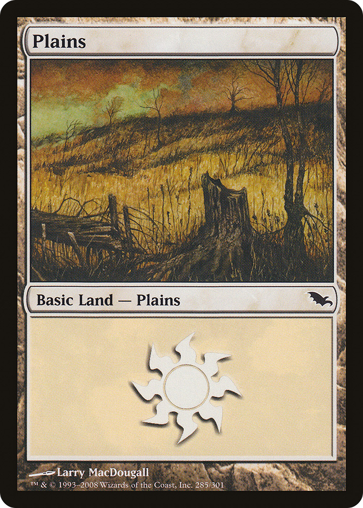 Plains (SHM-285) - Shadowmoor - Premium MTG Single from Wizards of the Coast - Just $0.26! Shop now at Game Crave Tournament Store