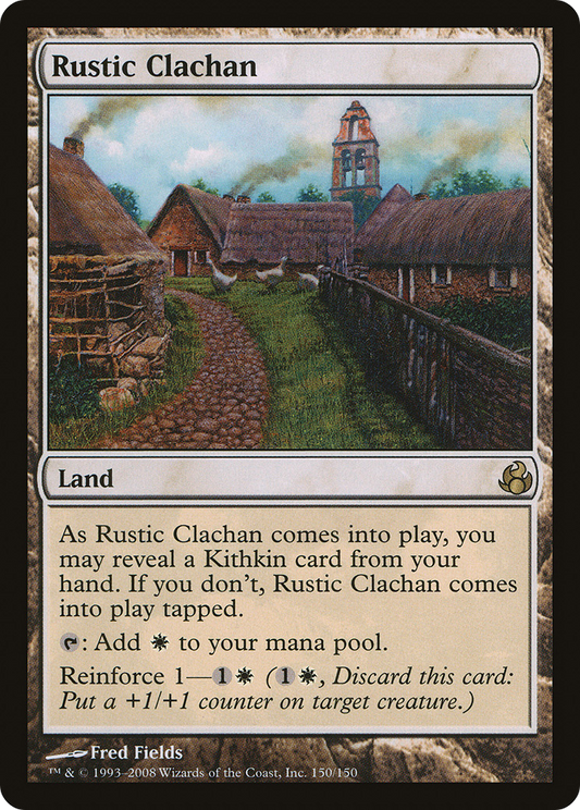 Rustic Clachan (MOR-150) - Morningtide - Premium MTG Single from Wizards of the Coast - Just $0.26! Shop now at Game Crave Tournament Store