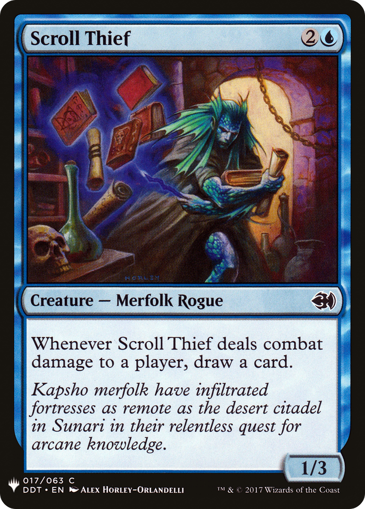 Scroll Thief (MB1-479) - Mystery Booster - Premium MTG Single from Wizards of the Coast - Just $0.08! Shop now at Game Crave Tournament Store