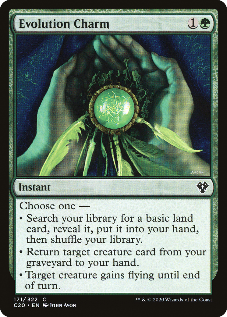 Evolution Charm (C20-171) - Commander 2020 - Premium MTG Single from Wizards of the Coast - Just $0.25! Shop now at Game Crave Tournament Store