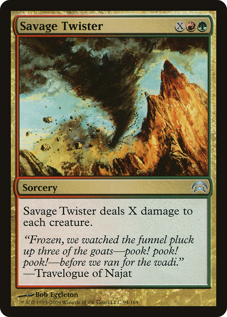Savage Twister (HOP-094) - Planechase - Premium MTG Single from Wizards of the Coast - Just $0.25! Shop now at Game Crave Tournament Store