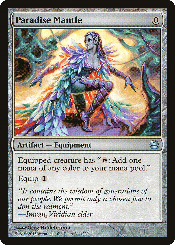 Paradise Mantle (MMA-211) - Modern Masters Foil - Premium MTG Single from Wizards of the Coast - Just $12.49! Shop now at Game Crave Tournament Store