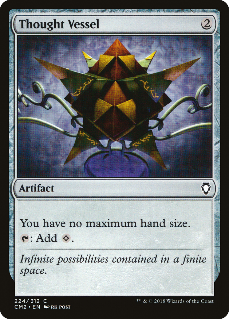Thought Vessel (CM2-224) - Commander Anthology Volume II - Premium MTG Single from Wizards of the Coast - Just $0.68! Shop now at Game Crave Tournament Store
