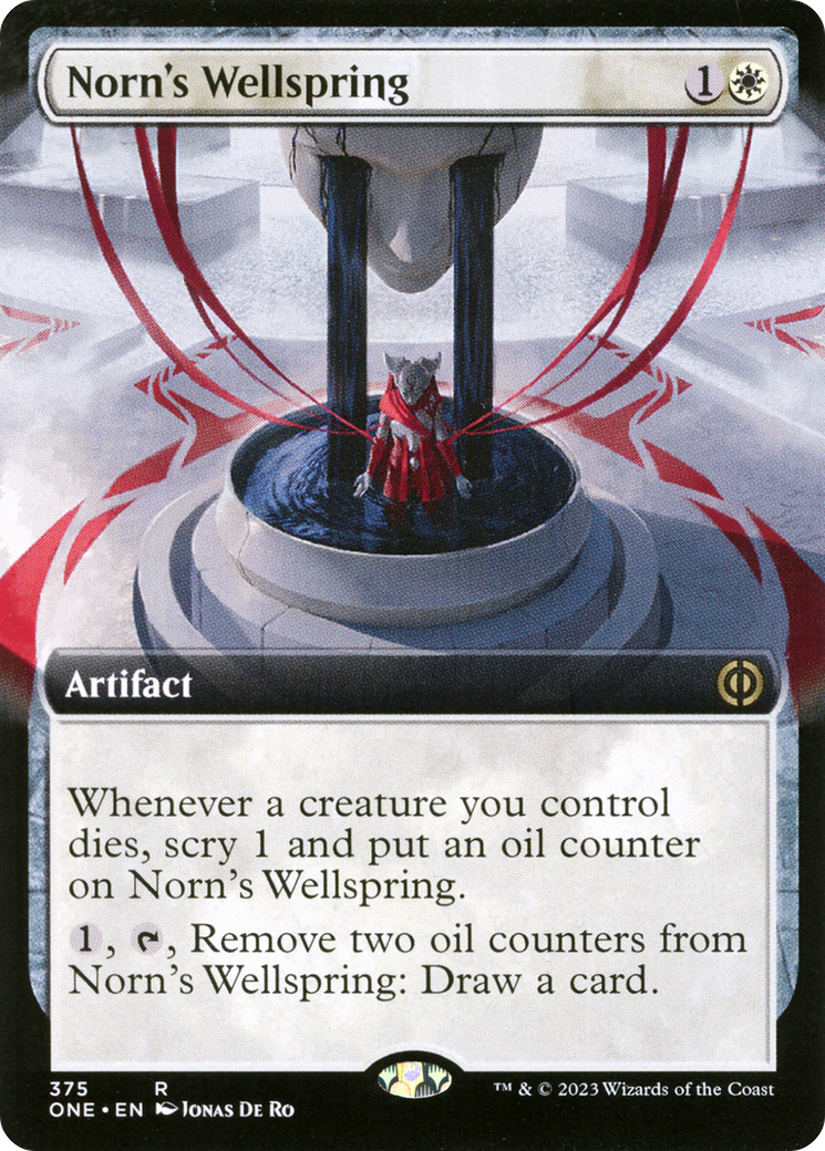 Norn's Wellspring (ONE-375) - Phyrexia: All Will Be One: (Extended Art) - Premium MTG Single from Wizards of the Coast - Just $0.25! Shop now at Game Crave Tournament Store