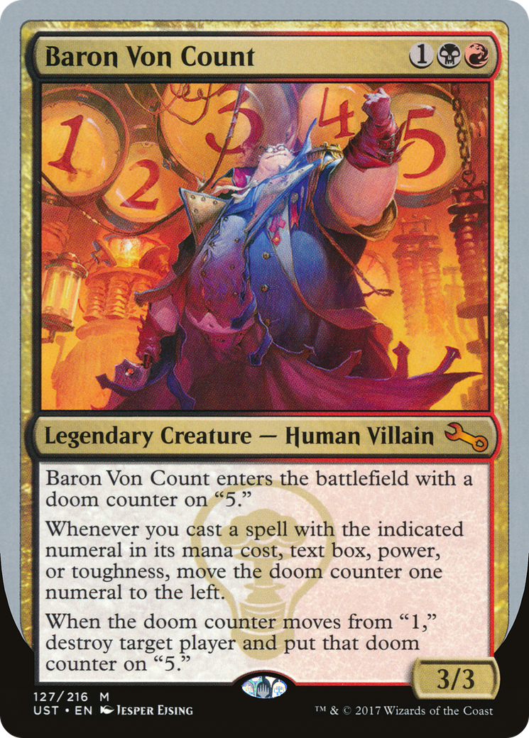 Baron Von Count (UST-127) - Unstable - Premium MTG Single from Wizards of the Coast - Just $0.36! Shop now at Game Crave Tournament Store