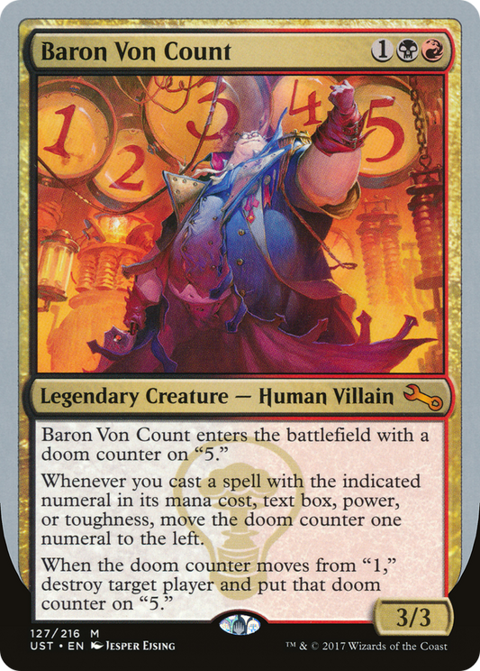 Baron Von Count (UST-127) - Unstable - Premium MTG Single from Wizards of the Coast - Just $0.36! Shop now at Game Crave Tournament Store