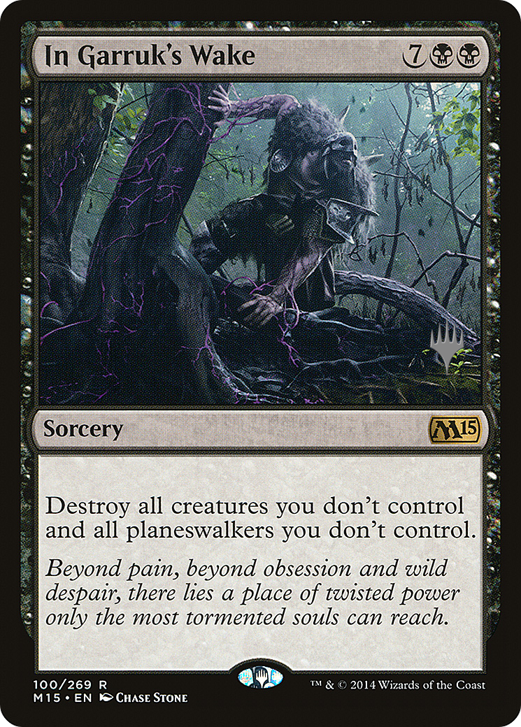 In Garruk's Wake (PM15-100P) - Magic 2015 Promos Foil - Premium MTG Single from Wizards of the Coast - Just $0.72! Shop now at Game Crave Tournament Store
