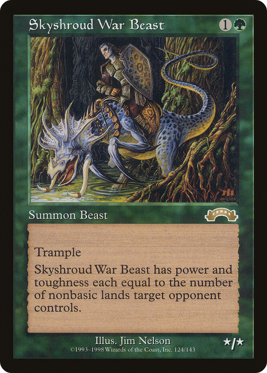 Skyshroud War Beast (EXO-124) - Exodus - Premium MTG Single from Wizards of the Coast - Just $0.17! Shop now at Game Crave Tournament Store