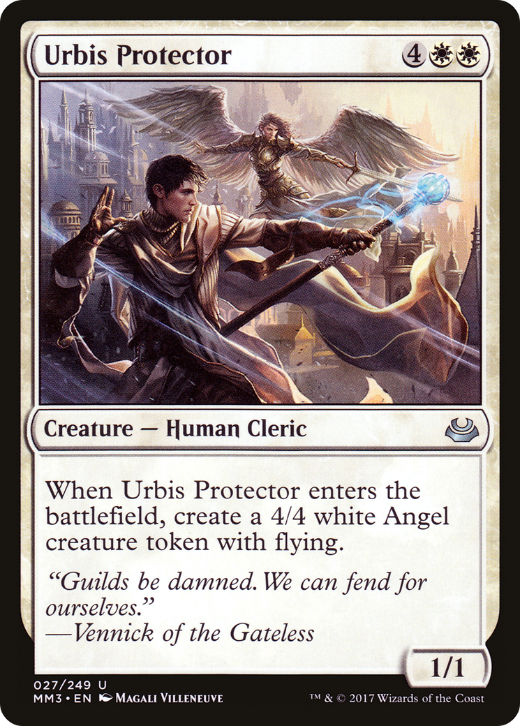 Urbis Protector (MM3-027) - Modern Masters 2017 Foil - Premium MTG Single from Wizards of the Coast - Just $0.17! Shop now at Game Crave Tournament Store