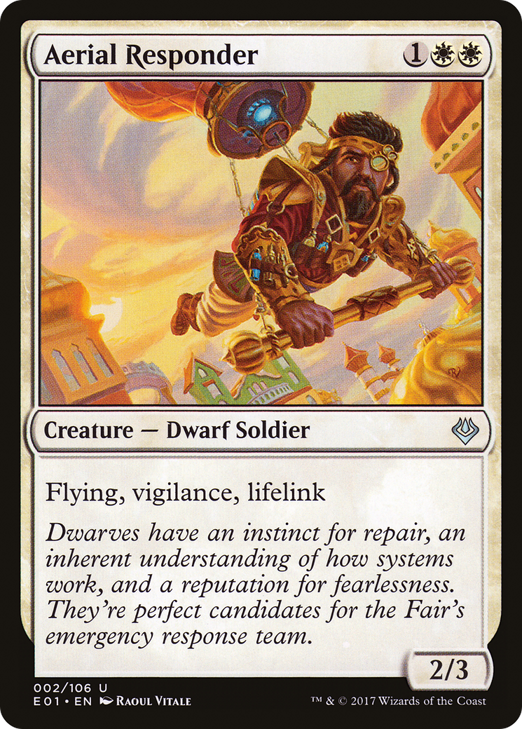 Aerial Responder (E01-002) - Archenemy: Nicol Bolas - Premium MTG Single from Wizards of the Coast - Just $0.08! Shop now at Game Crave Tournament Store