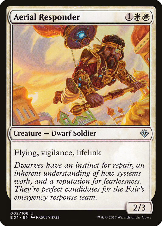 Aerial Responder (E01-002) - Archenemy: Nicol Bolas - Premium MTG Single from Wizards of the Coast - Just $0.08! Shop now at Game Crave Tournament Store