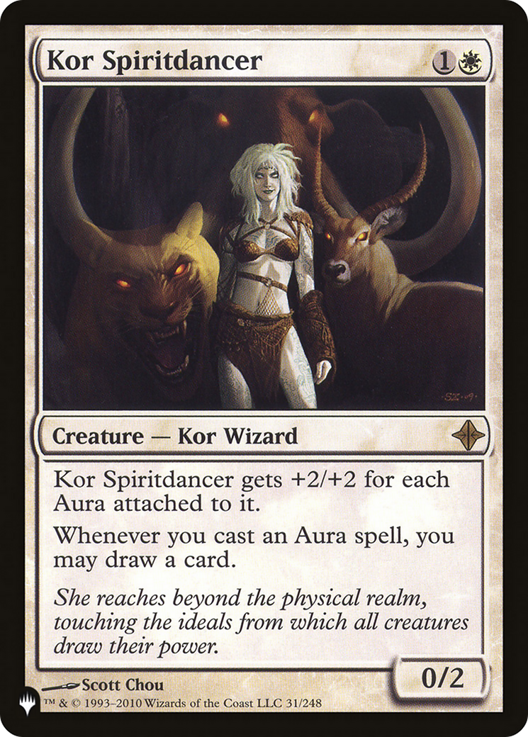 Kor Spiritdancer (PLIST-1169) - The List - Premium MTG Single from Wizards of the Coast - Just $0.59! Shop now at Game Crave Tournament Store