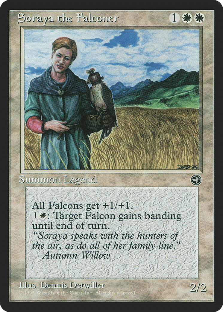 Soraya the Falconer (HML-018) - Homelands - Premium MTG Single from Wizards of the Coast - Just $0.98! Shop now at Game Crave Tournament Store