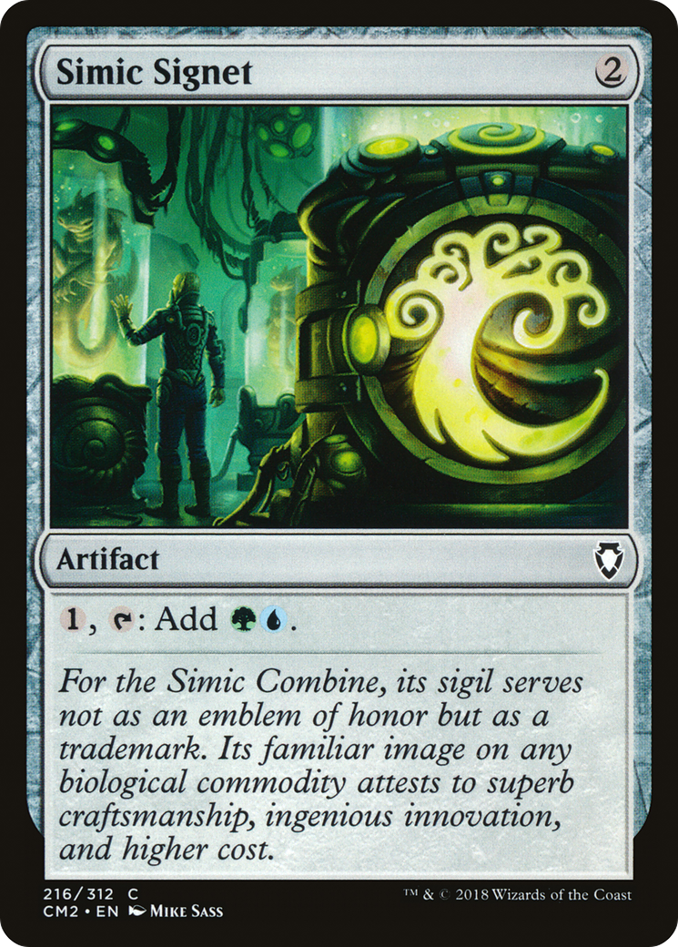 Simic Signet (CM2-216) - Commander Anthology Volume II - Premium MTG Single from Wizards of the Coast - Just $0.11! Shop now at Game Crave Tournament Store