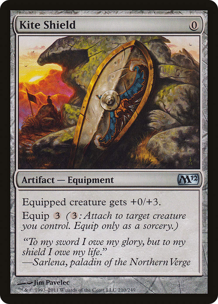 Kite Shield (M12-210) - Magic 2012 Foil - Premium MTG Single from Wizards of the Coast - Just $1.14! Shop now at Game Crave Tournament Store