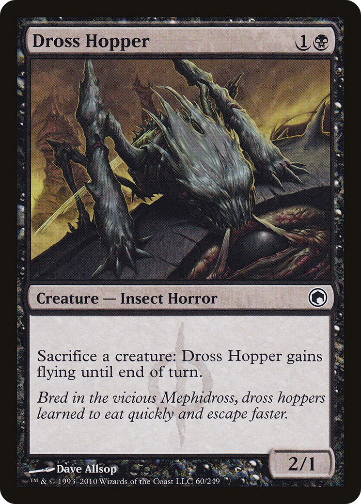 Dross Hopper (SOM-060) - Scars of Mirrodin Foil - Premium MTG Single from Wizards of the Coast - Just $0.30! Shop now at Game Crave Tournament Store