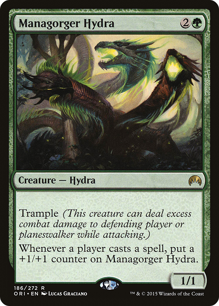 Managorger Hydra (ORI-186) - Magic Origins - Premium MTG Single from Wizards of the Coast - Just $1.02! Shop now at Game Crave Tournament Store