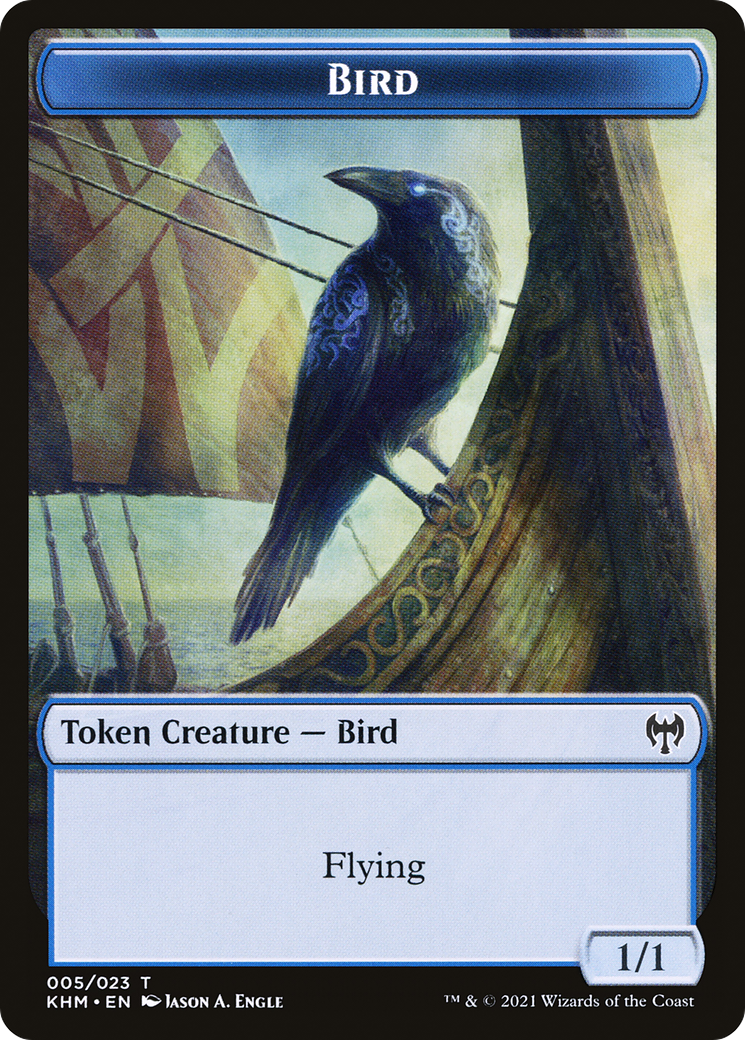 Bird (TKHM-005) - Kaldheim Tokens - Premium MTG Single from Wizards of the Coast - Just $0! Shop now at Game Crave Tournament Store