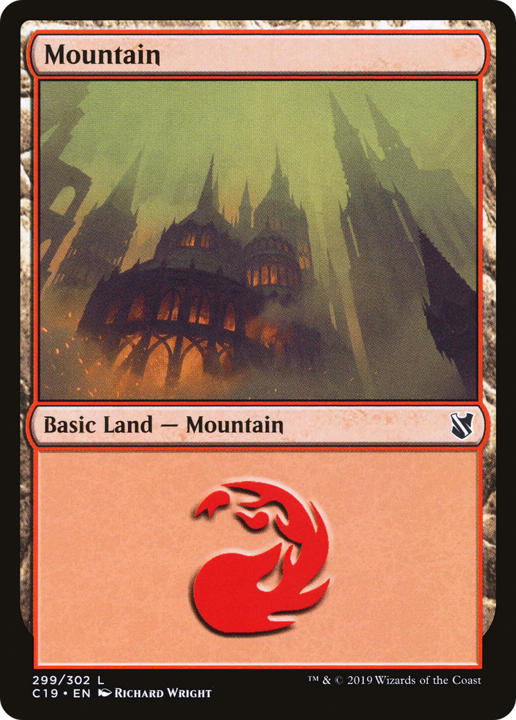 Mountain (C19-299) - Commander 2019 - Premium MTG Single from Wizards of the Coast - Just $0.25! Shop now at Game Crave Tournament Store