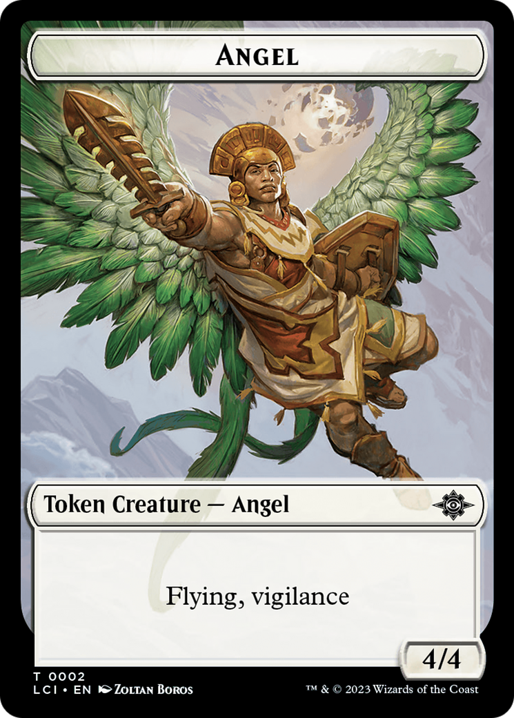 Angel (TLCI-002) - The Lost Caverns of Ixalan Tokens Foil - Premium MTG Single from Wizards of the Coast - Just $0! Shop now at Game Crave Tournament Store