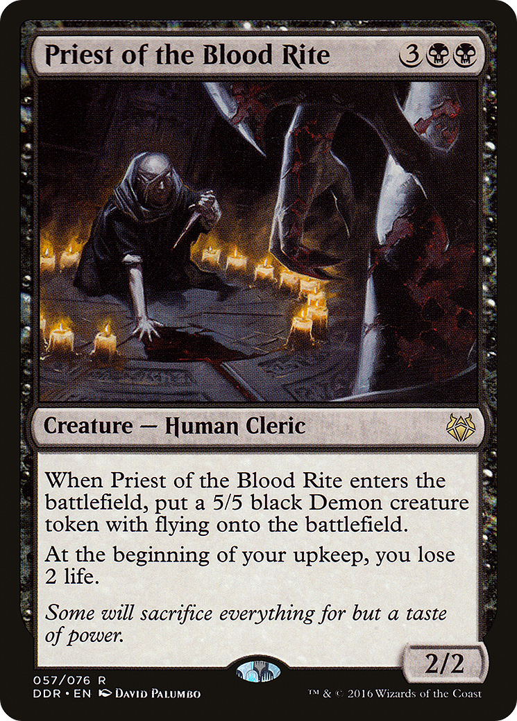Priest of the Blood Rite (DDR-057) - Duel Decks: Nissa vs. Ob Nixilis - Premium MTG Single from Wizards of the Coast - Just $0.25! Shop now at Game Crave Tournament Store