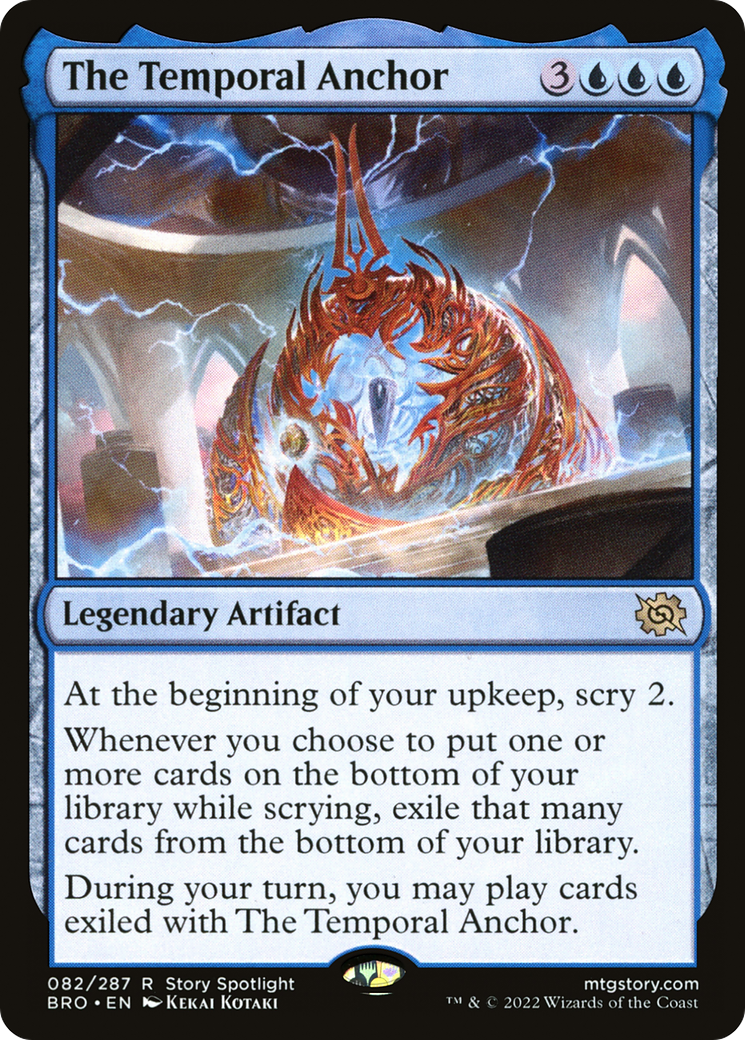 The Temporal Anchor (BRO-082) - The Brothers' War Foil - Premium MTG Single from Wizards of the Coast - Just $0.08! Shop now at Game Crave Tournament Store